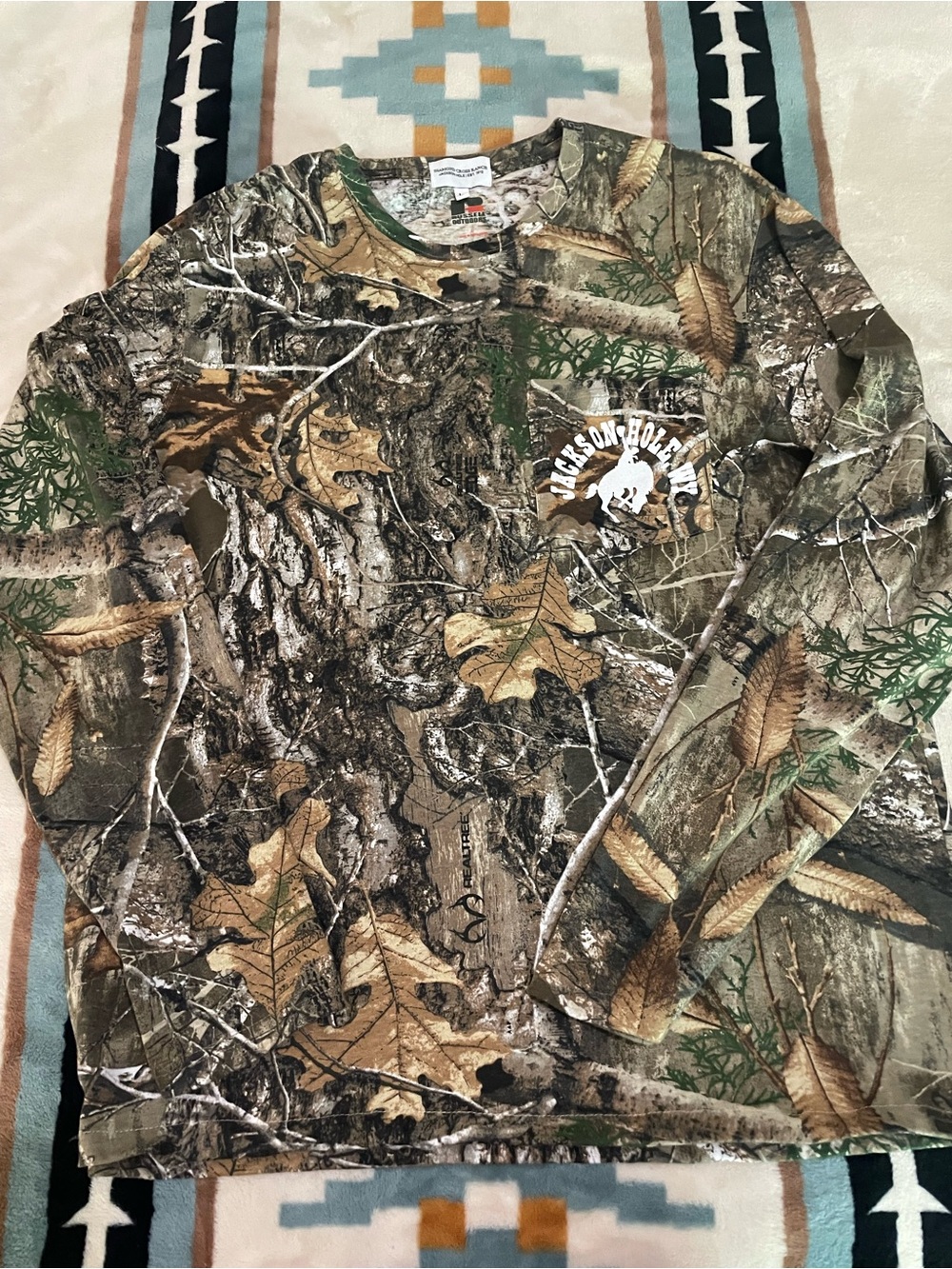 Diamond Cross Ranch camo long sleeve shirt - Picture 5 of 7